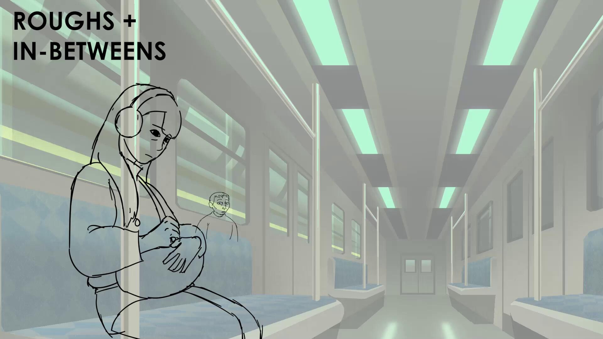 roughs & in-betweens animated by Samantha Luxford